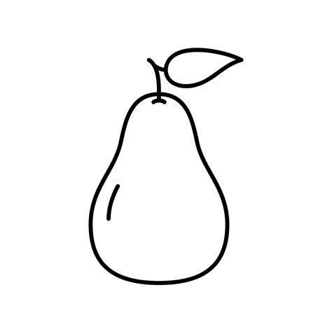 Pear Outline