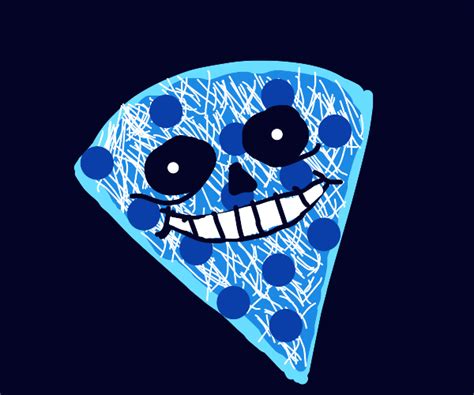 sans is a pizza now - Drawception