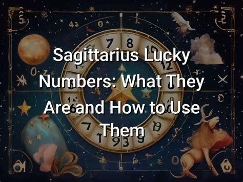 Sagittarius Lucky Numbers: What They Are and How to Use Them - Symbol Genie