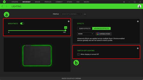 How to configure or set the lighting on a Razer device with Razer Synapse 3