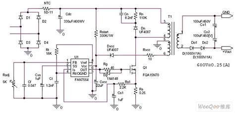 220V AC changed into the 600V DC switch power supply circuit - Power ...