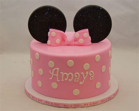 Minnie Mouse Baby Shower Cakes - Invitation Design Blog