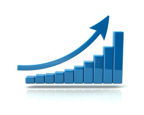 Business growth chart stock illustration. Illustration of improvement - 90338902