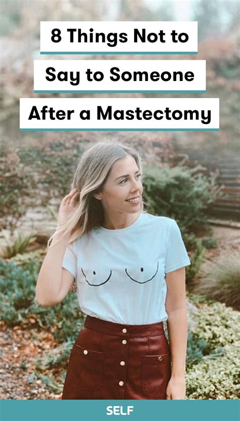 8 things not to say to someone after a mastectomy – Artofit