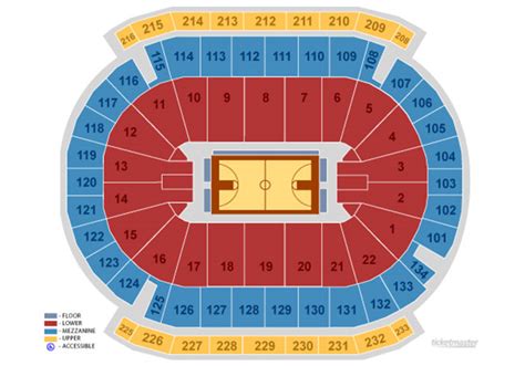 Prudential Center Seating Chart in Newark, NJ