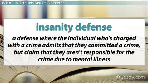 The Insanity Defense: Definition, Famous Cases, Pros & Cons - Lesson | Study.com