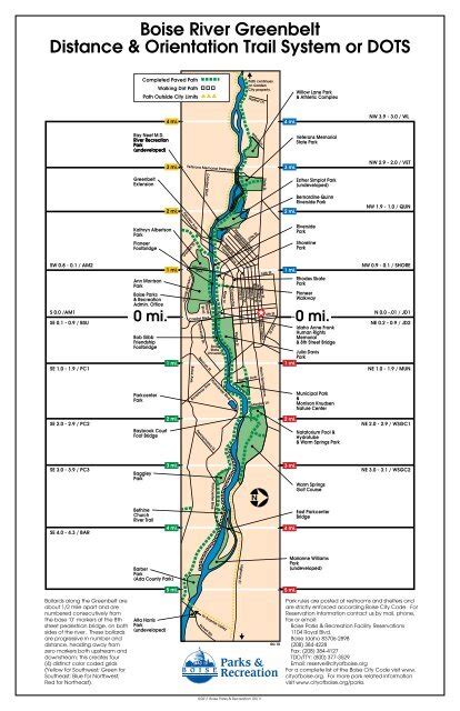 Greenbelt Map - Boise Parks & Recreation - the City of Boise