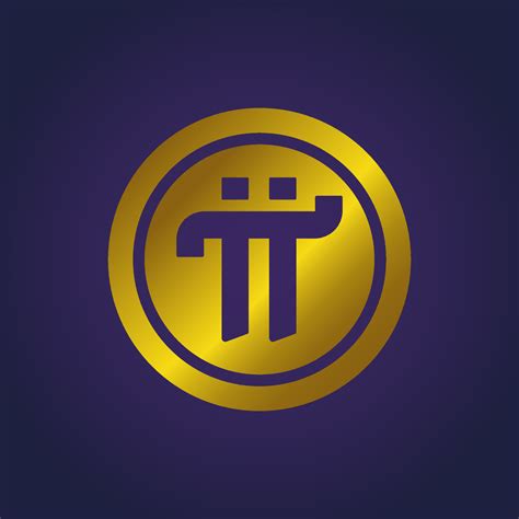 Pi icon. Pi coin. Pi network logo. Pi vector illustration. Cryptocurrency symbols, modern and ...