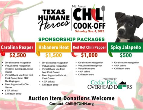 2023 Chili Cook-Off by Texas Humane Heroes | BetterUnite