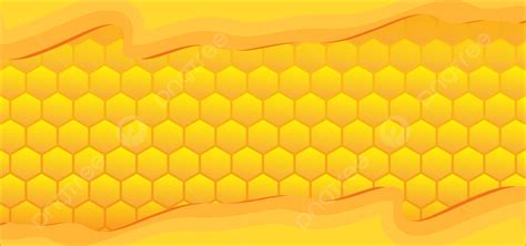 Yellow Bee Honey Background Wallpaper Banner Vector, Wallpaper Powerpoint, Yellow Bee Background ...