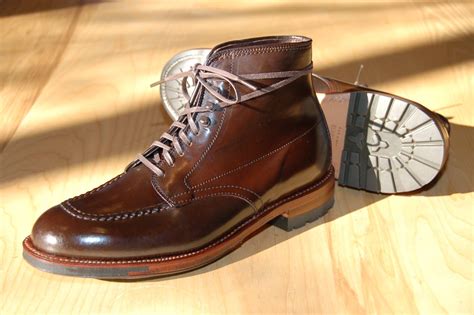 Alden Custom Cigar Shell Cordovan Indy Boot w/ Commando Sole | Boots ...