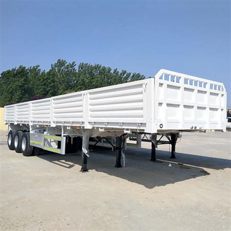 Tri Axle Side Wall Trailer for Grain Transport in Zambia