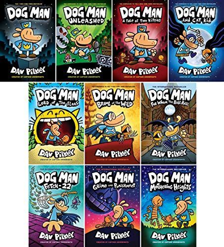 Dog Man Books Series Set 1-10 by Dav Pilkey: NEW Paperback (2021) | Bookstore99