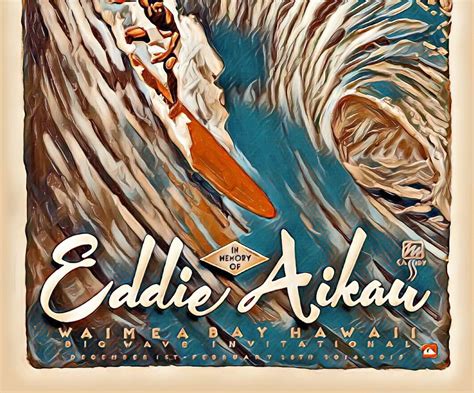 Eddie Aikau Surfing Hawaii Style Poster Legend Quicksilver | Etsy