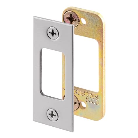 Gatehouse Steel Entry Door Standard Deadbolt Strike Plate at Lowes.com