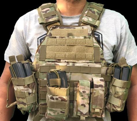 WO Military Tactical Vest Plate Carrier – Molle Style Vest with Pockets & Pouches - Will's Optics