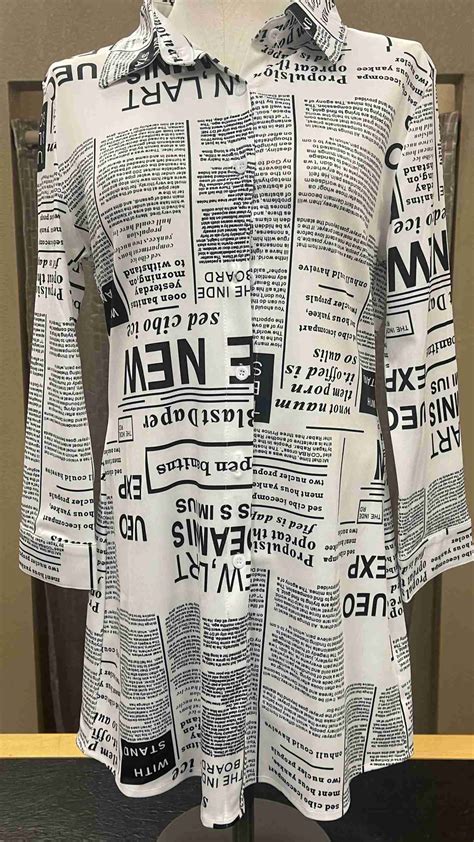 Newspaper Print Dress | Shop Bell's