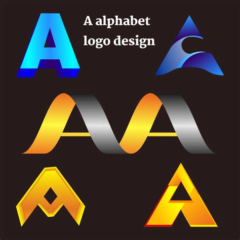 A alphabet logo design - MasterBundles