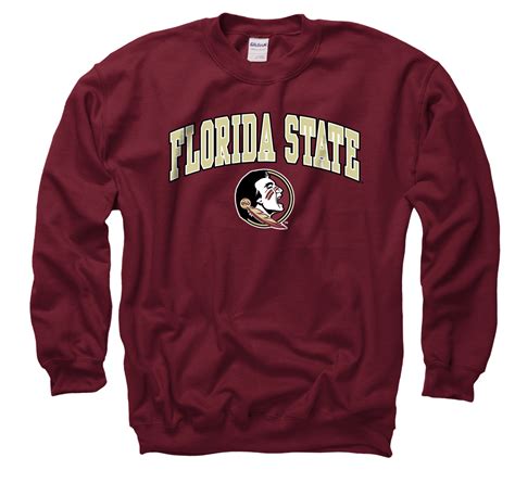 Florida State Seminoles Sweatshirt- Garnet Crewneck Midsize (#41991 / 6 ...