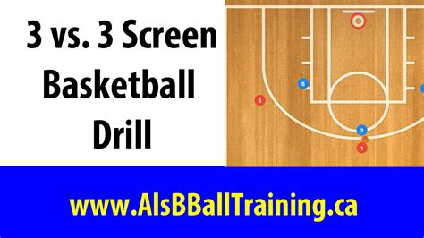 3 vs 3 Screen Basketball Drill - YouTube