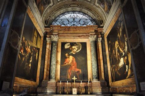 Caravaggio paintings in the Contarelli Chapel in Rome | Caravaggio ...