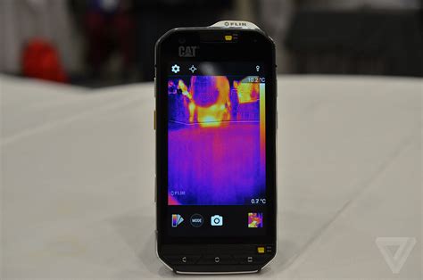 The world's first phone with a built-in thermal camera is kinda hot - The Verge