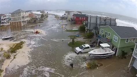 Tidal Flooding at N.C. Beach Captured From Above - NBC News