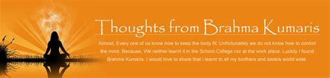 Thoughts from Brahma Kumaris