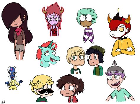 Some Svtfoe Genderbent Characters by DrawWhatYouLike on DeviantArt