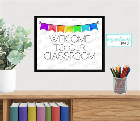 Free Welcome Sign Printable A Must Have Classroom Dec - vrogue.co