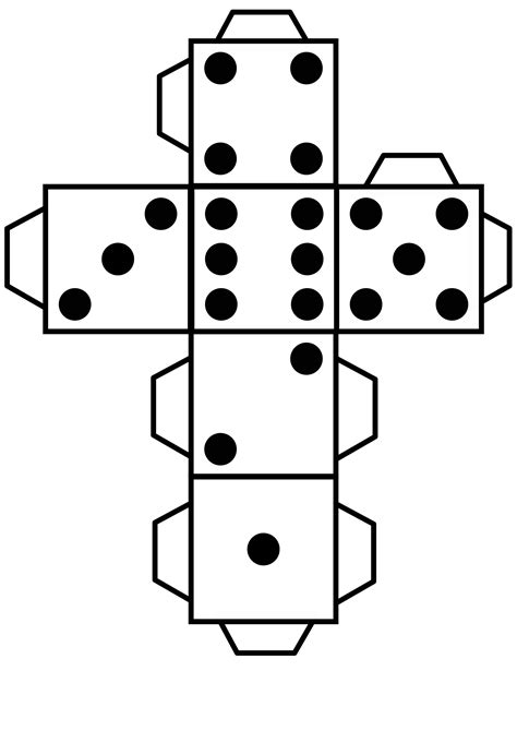 Clipart - Printable die dice