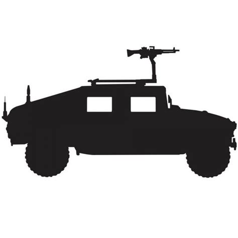 BLACK US SPECIAL FORCES HUMVEE SILHOUETTE STICKER,EXTERIOR QUALITY SELF ADHESIVE – Sierra Alpha ...