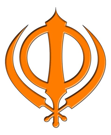 Outline Of A Khanda - ClipArt Best