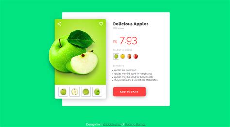 20+ Cool Product Card CSS Design Examples - OnAirCode