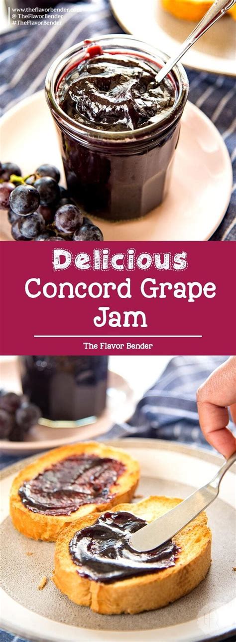 Concord Grape Jelly Recipe - The Flavor Bender