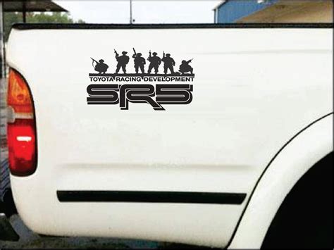 Toyota Sr5 Bedside Soldier Decal Stickers | Custom Made In the USA | Fast Shipping