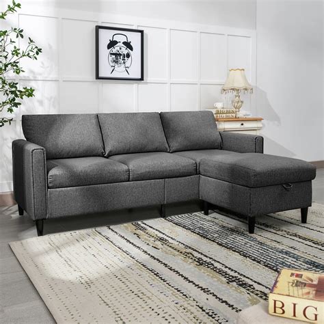 Small Sectional Sofa With Chaise And Ottoman | Cabinets Matttroy