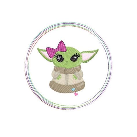 Baby Girl Yoda PNG Transparent Background Starwars - Etsy Australia