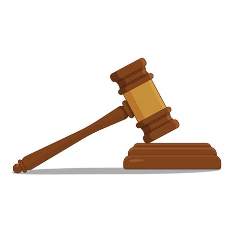 Judge Hammer Gavel in Transparent Background 13796759 PNG