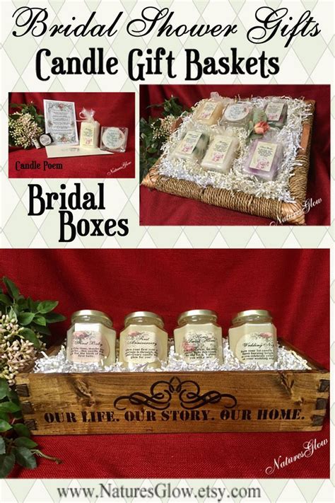 Bridal Shower Gifts for the Wedding Couple | Candle gift box, Bridal ...