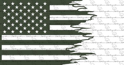 Tattered American Flag SVG Digital Files SvG AI PnG | Etsy