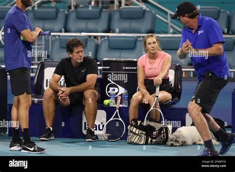 MIAMI GARDENS, FLORIDA - MARCH 21: Danielle Collins during practice on ...