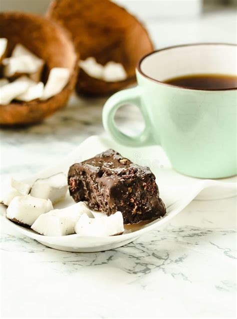 Homemade Coconut Candy Bars Bounty, Raw Vegan Healthy Dessert Stock Photo - Image of chocolate ...