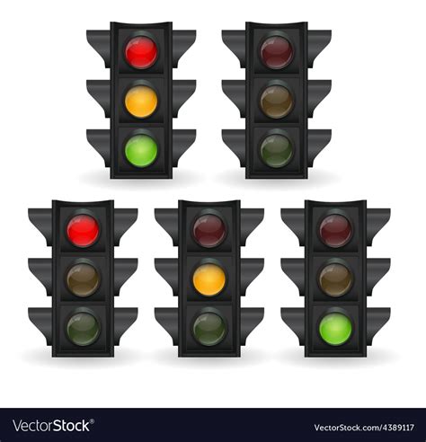 Traffic light Royalty Free Vector Image - VectorStock