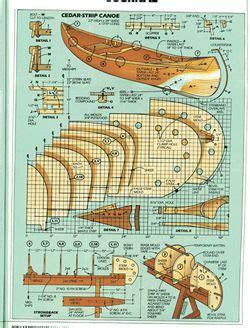 Made duck boat: Free strip wood canoe plans