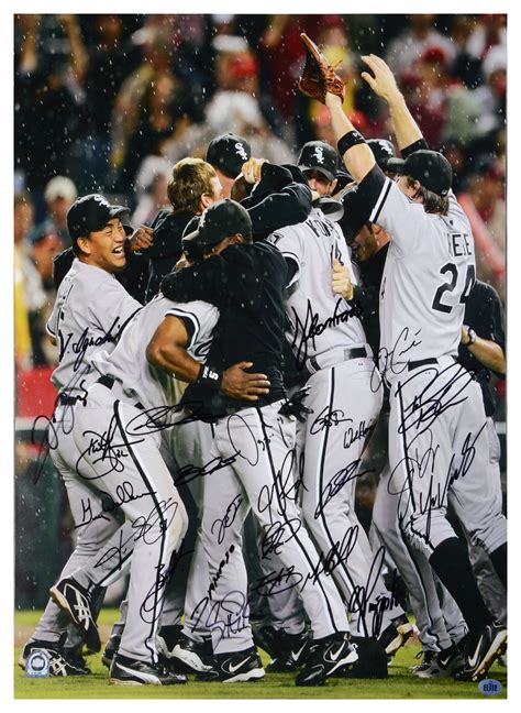 2005 World Series Champion Chicago White Sox team signed 16x20 | Chicago white sox, White sock ...