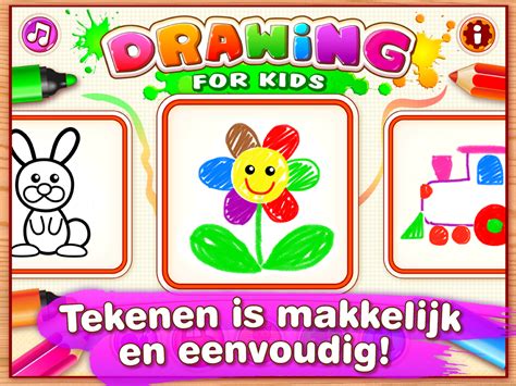 Tekenen voor kinderen! - App voor iPhone, iPad en iPod touch - AppWereld