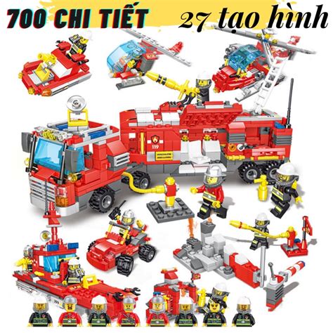 Mua Đồ Chơi Lego Xe Cứu Hỏa, Lego Swat Đỏ, Mô Hình Lắp Ráp Cho Bé giá ...