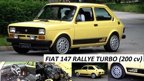 Garagem do Bellote TV: Fiat 147 Rallye Turbo (freios a disco, embreagem de cerâmica, e 200 cv ...