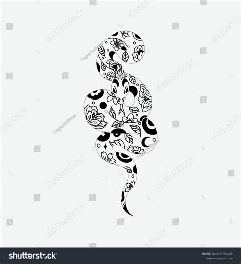 Snake Tattoo Icon Silhouette Snake Vector Stock Vector (Royalty Free) 2167902225 | Shutterstock